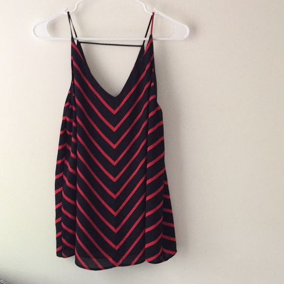 Loft striped tank. Size small - Picture 1 of 4